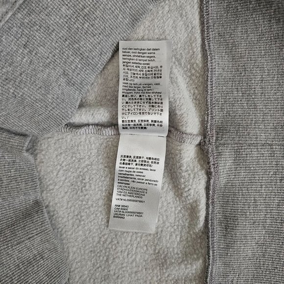 Calvin Klein Jeans Women's Gray Heathered Crew Neckline Pullover Sweater S/P/CH - Picture 11 of 14